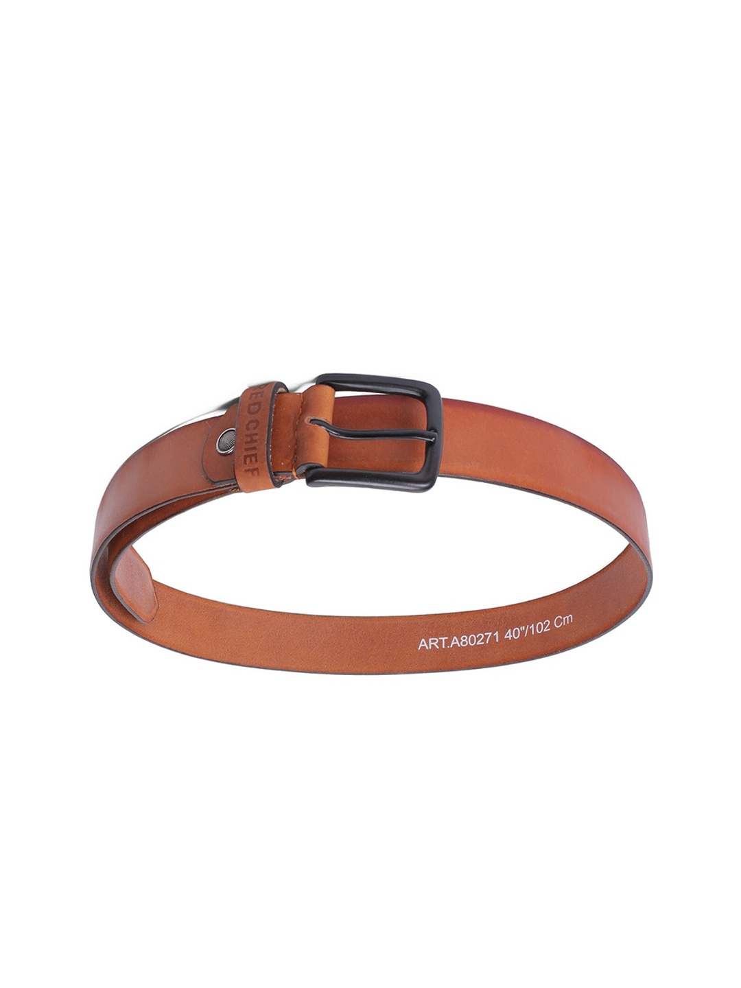 

Red Chief Men Tan Leather Belt