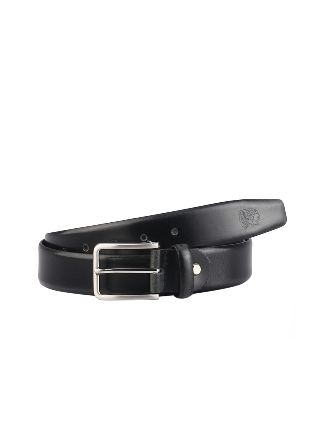 

Red Chief Men Black Leather Formal Belt
