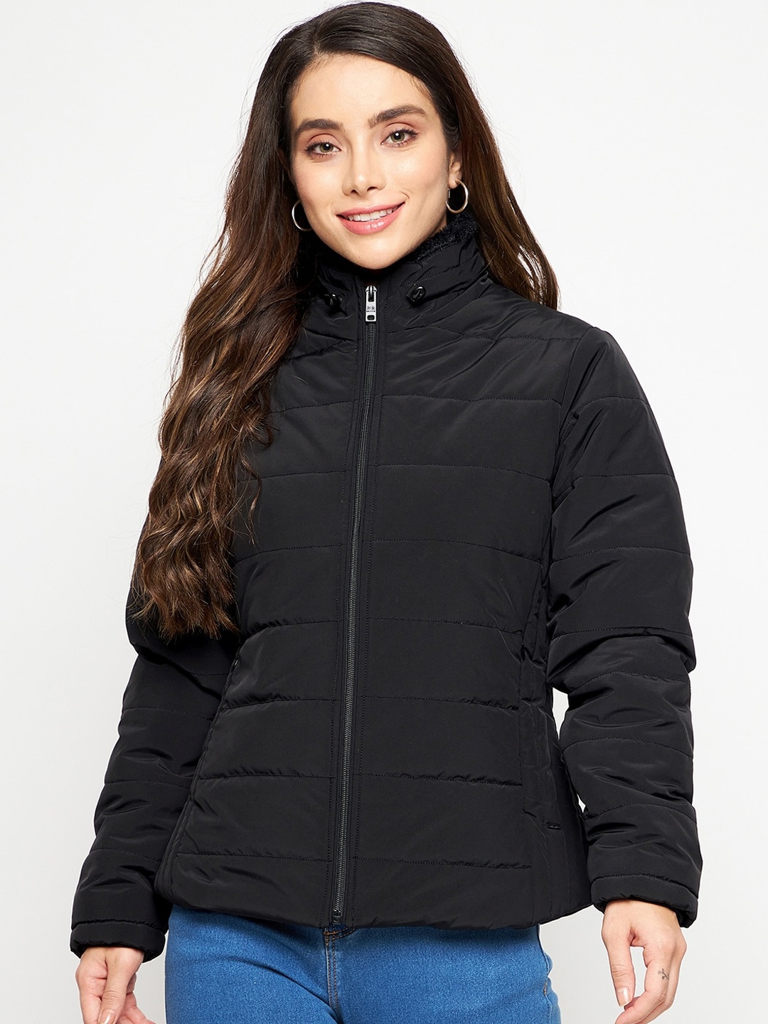 

Okane Women Black Padded Jacket