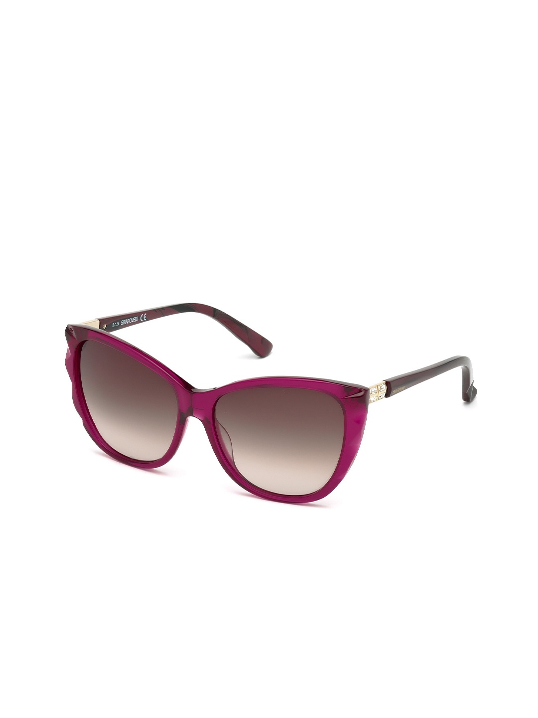

SWAROVSKI Women Brown Sunglasses SK0117 57 69F-Gradient brown