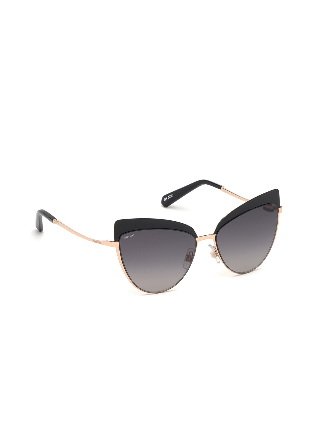 

SWAROVSKI Women Grey Sunglasses SK0220 56 05B-Smoke