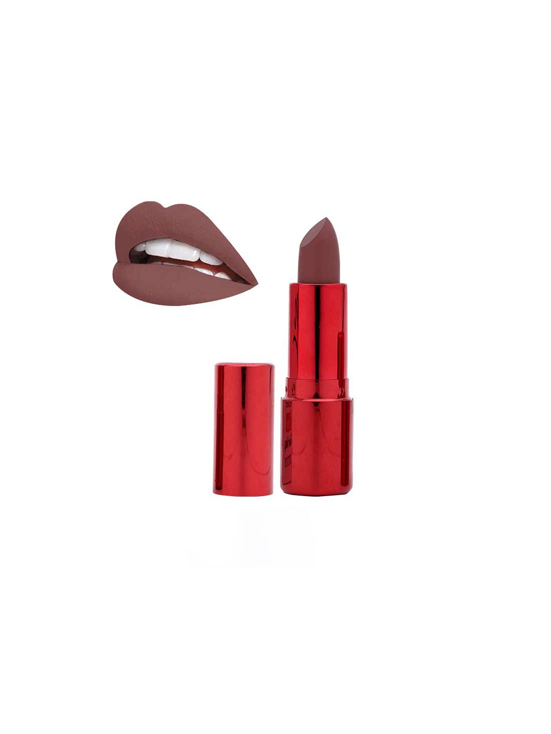 

BeautyRelay London 12 Hour Color Stay Lipstick with Vitamin C 3.5g - Redwood, Red