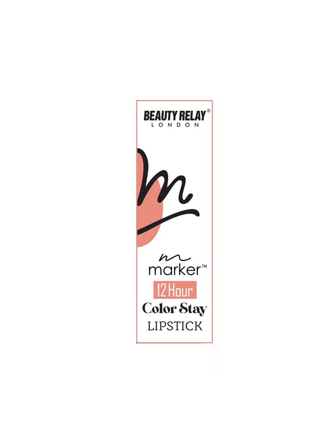 

BeautyRelay London 12 Hour Color Stay Lipstick with Vitamin C 3.5g - Mauve Pink
