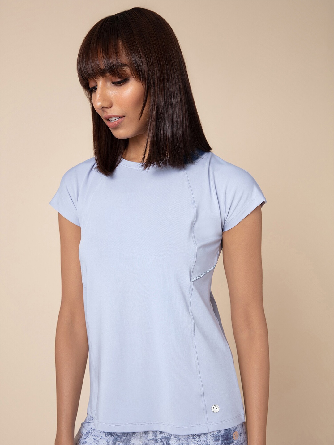 

Nykd Women White Solid T-shirt