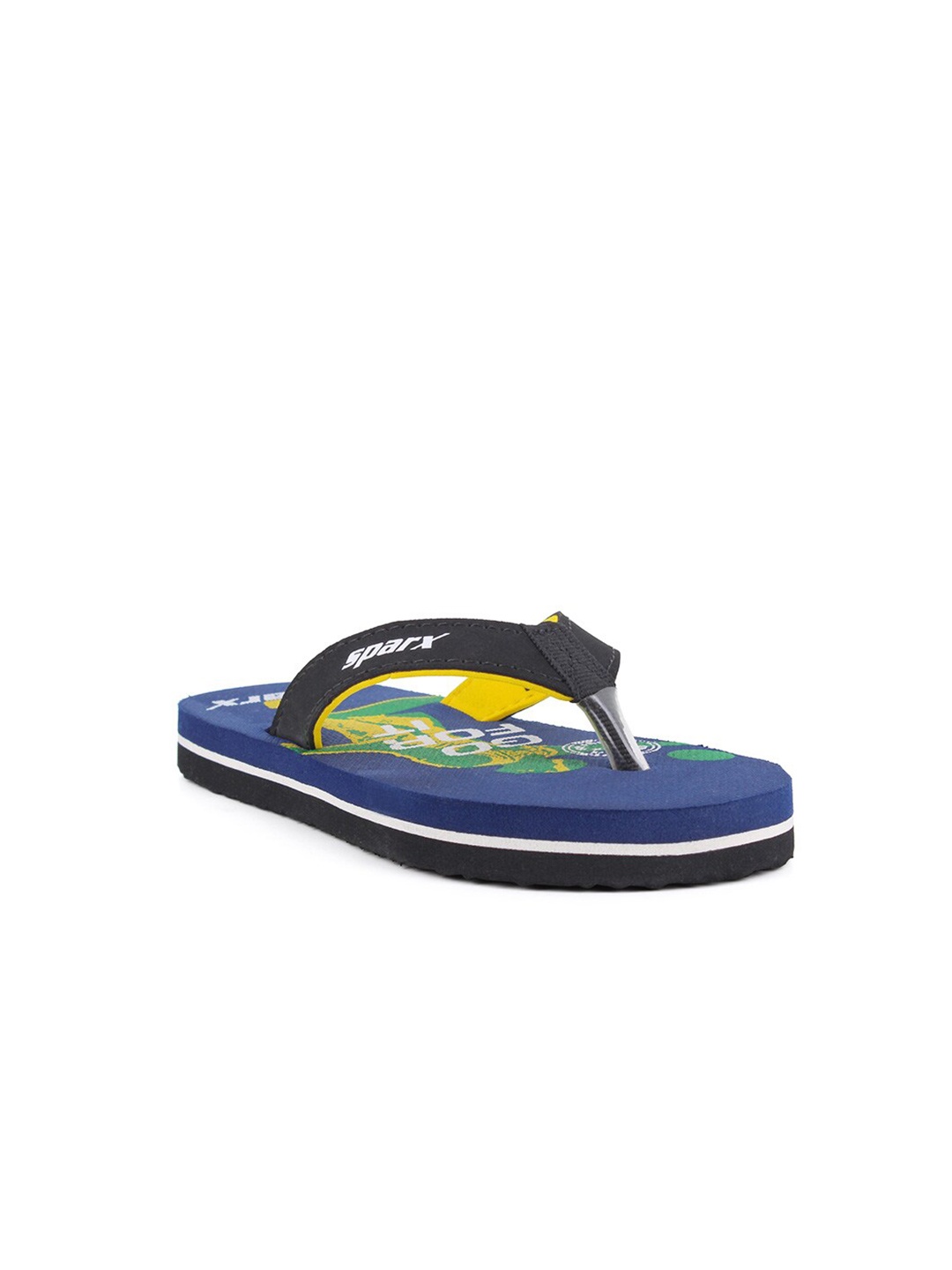 

Sparx Boys Navy Blue & Yellow Printed Thong Flip-Flops