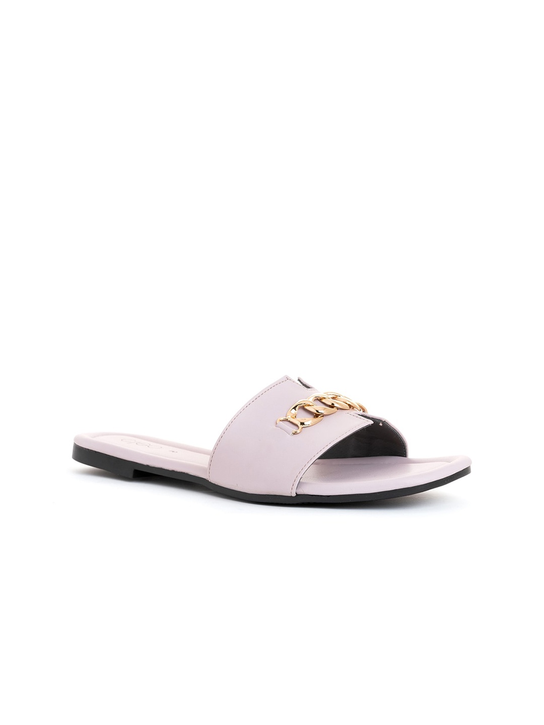 

Khadims Women Open Toe Flats with Buckles, Violet