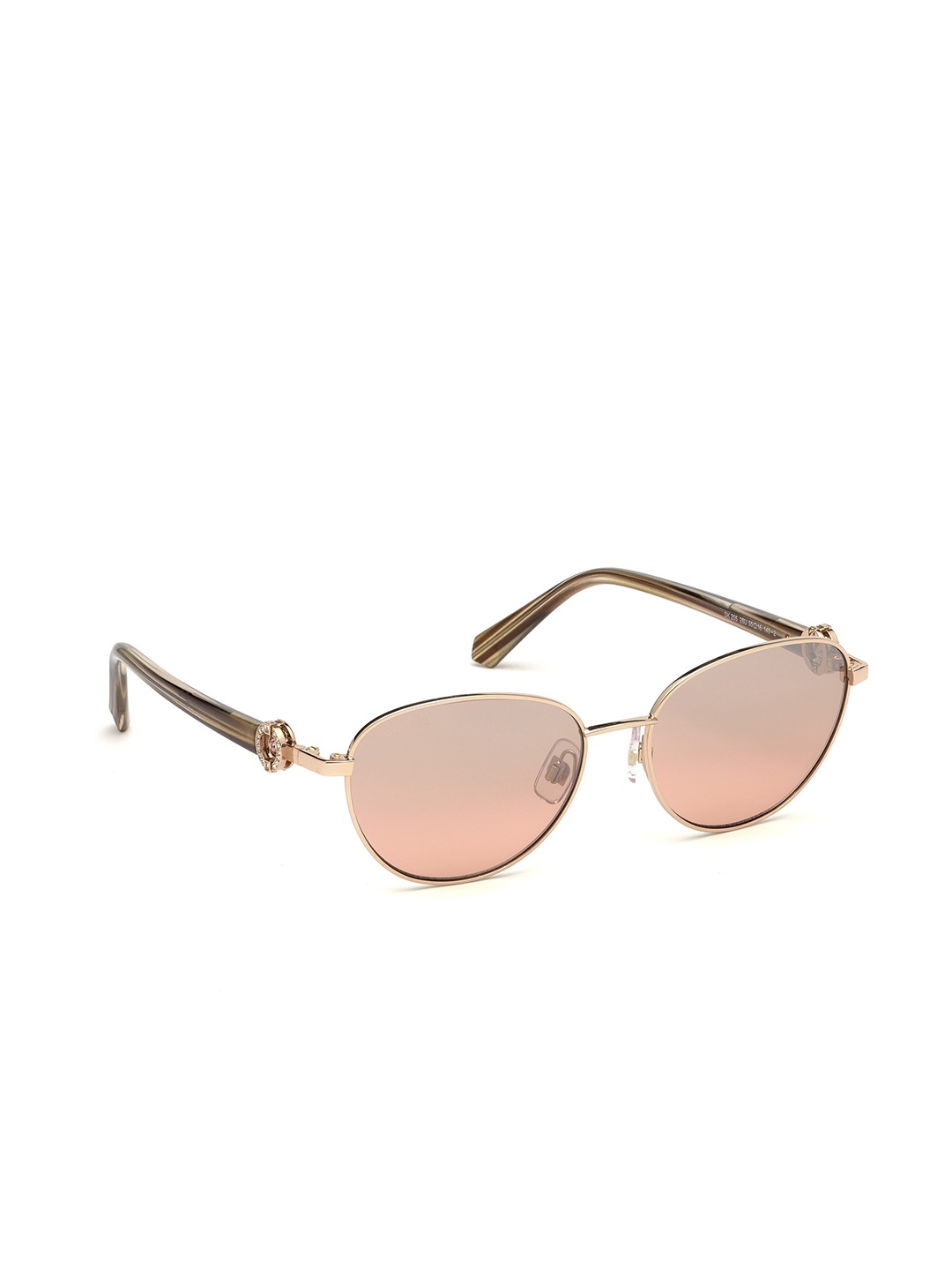 

SWAROVSKI Women Sunglasses SK0205 55 28U-Multicolor, Brown