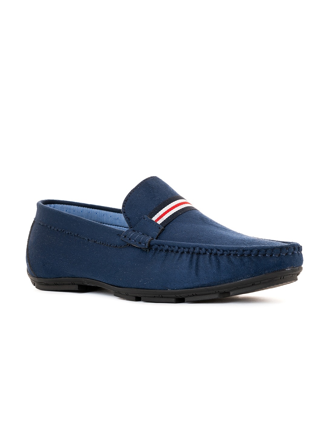 

Khadims Men Synthetic Slip-On Loafers, Navy blue