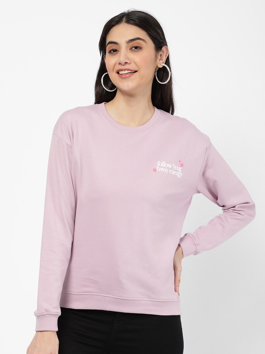 

R&B Women Purple Sweatshirt