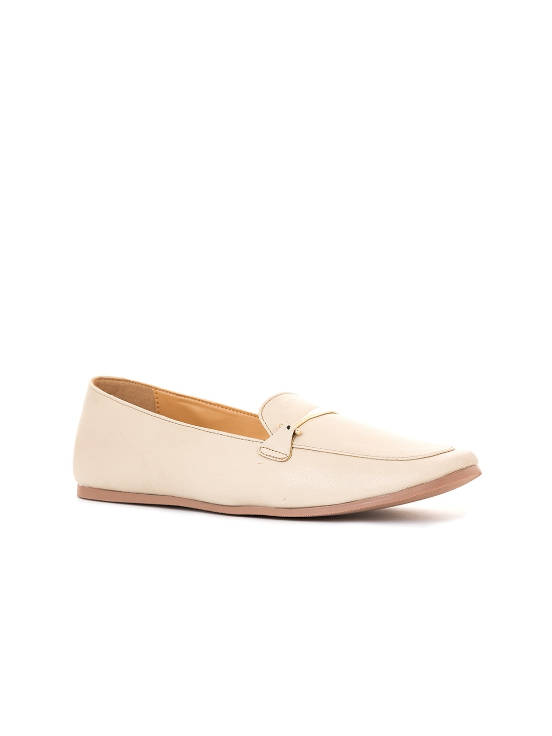 

Khadims Men Solid Slip On Loafers, White