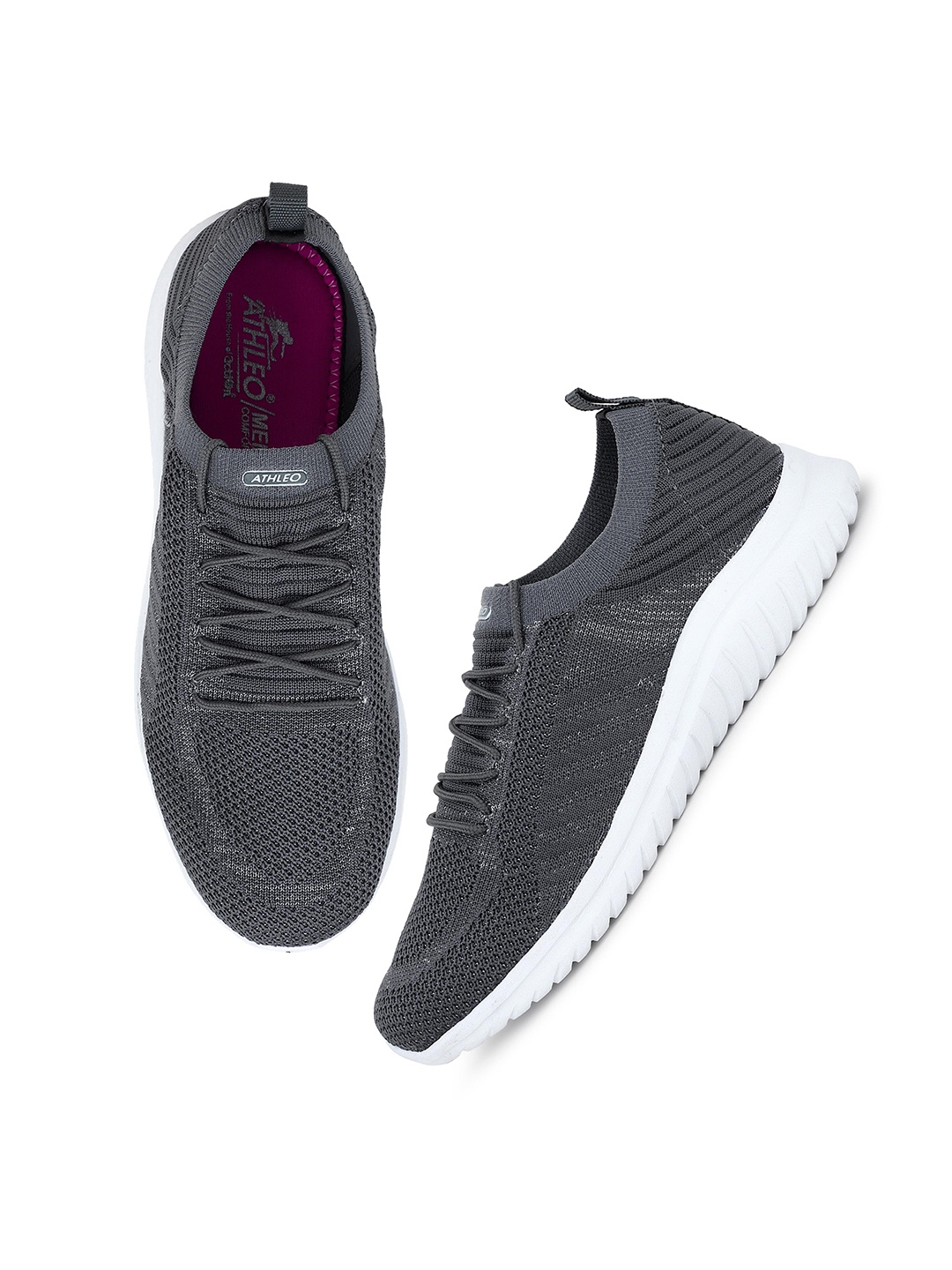 

Action Women Grey Mesh Running Non-Marking Shoes