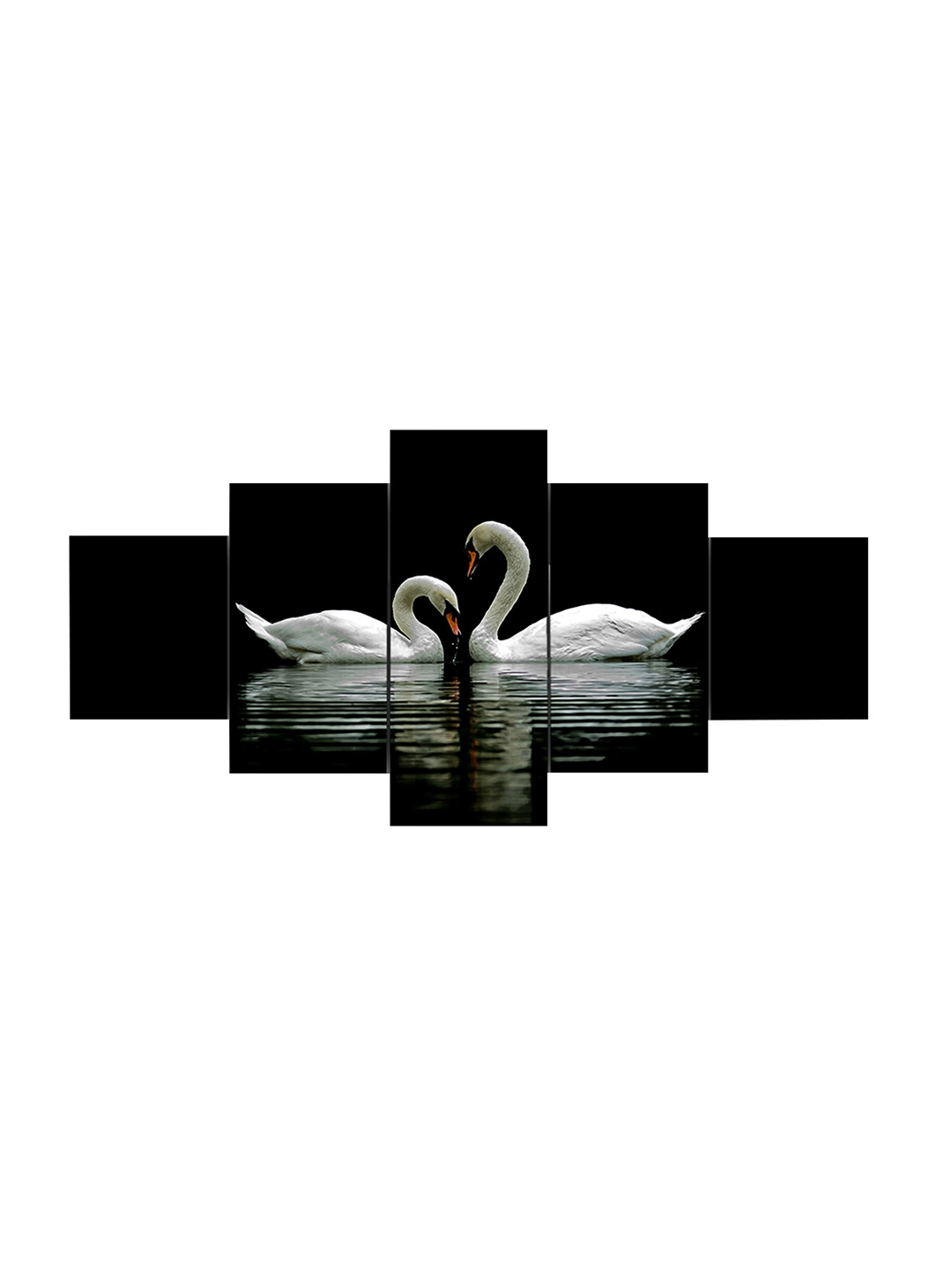 

Perpetual Black & White Set Of 5 Painting 3d Scenery Wall Art