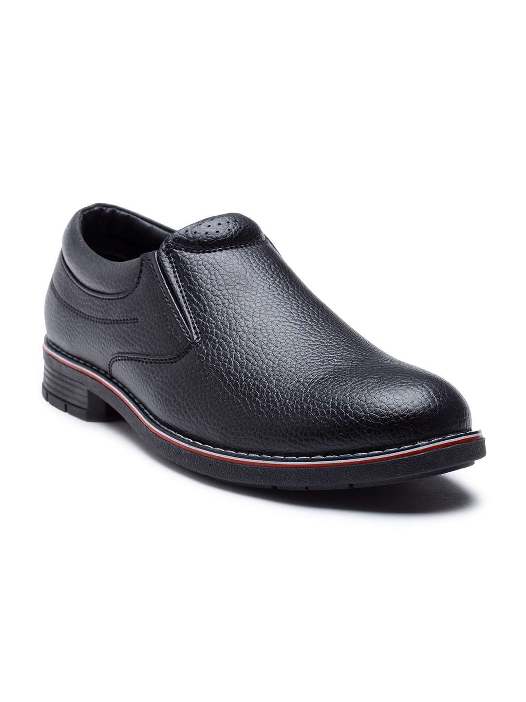 

Action Men Black Solid Slip-Ons