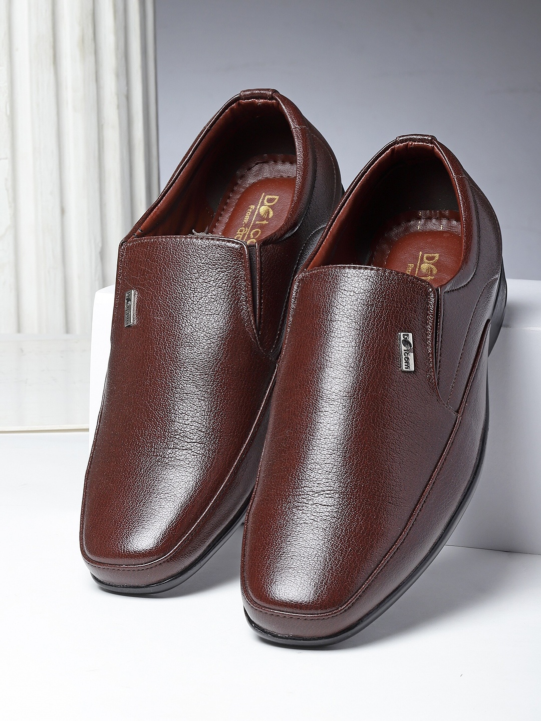 

Action Men Black Solid Formal Derbys, Brown