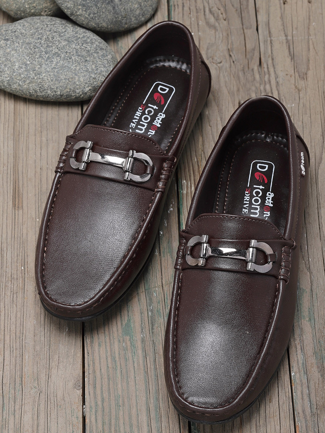 

Action Men Brown Solid Formal Loafers