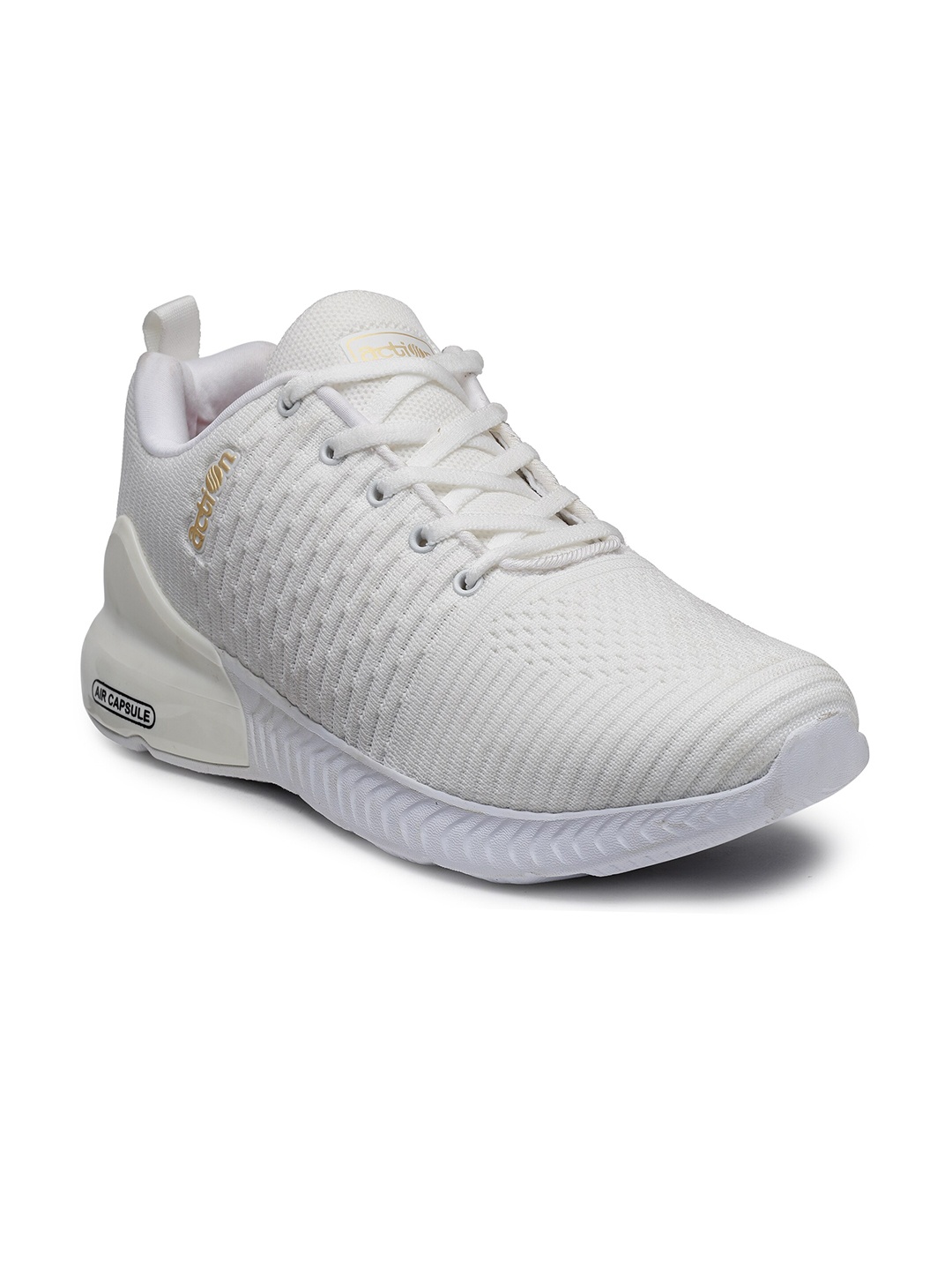 

Action Men White Mesh Running Non-Marking Lace-Up Shoes
