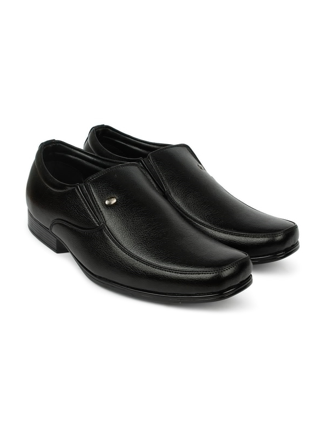 

Action Men Black Solid Formal Slip-On Shoes