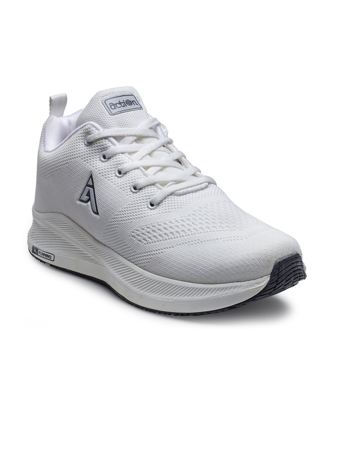 

Action Men White Mesh Running Non-Marking Lace-Ups Shoes