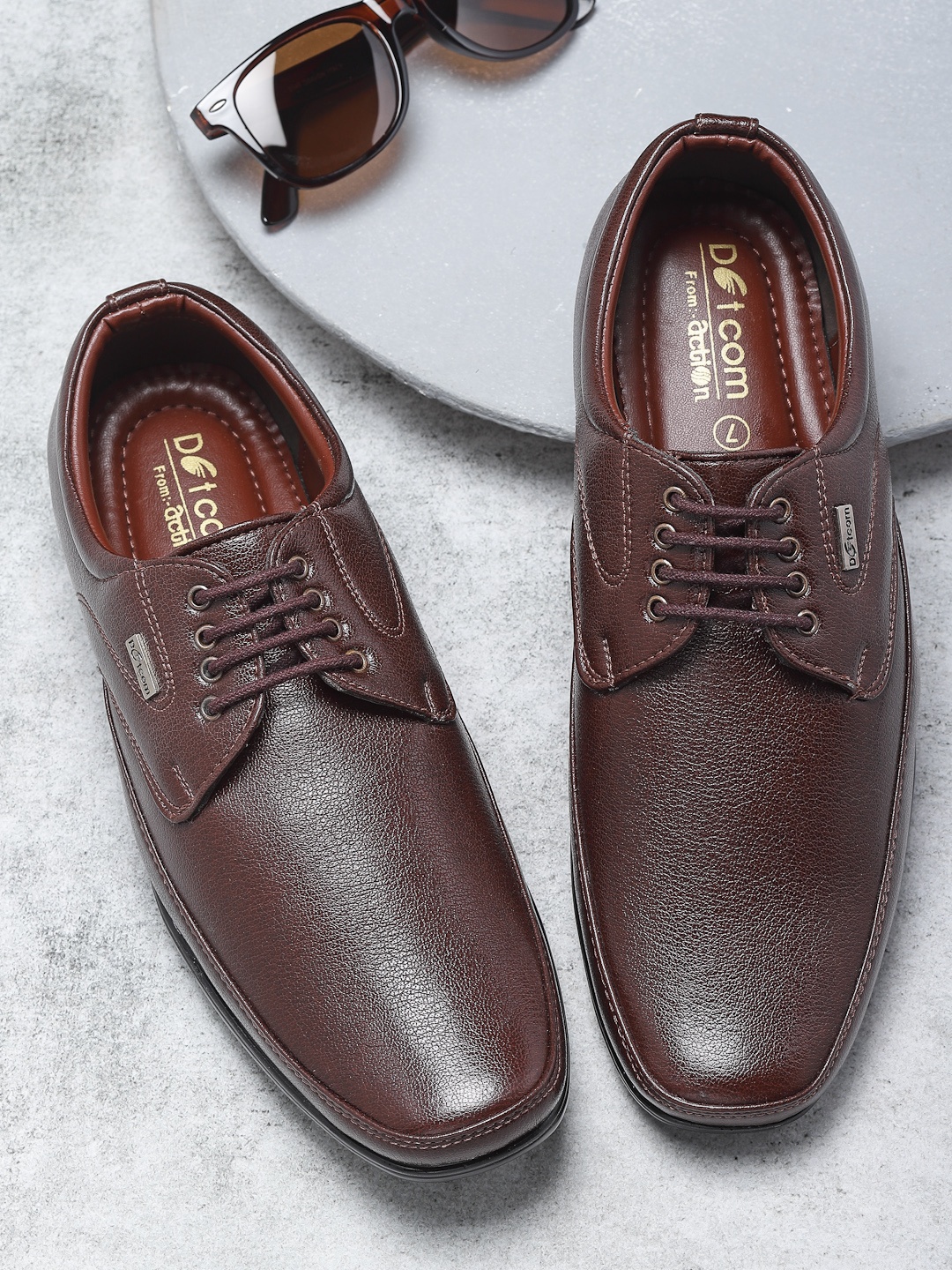 

Action Men Brown Solid Formal Derbys