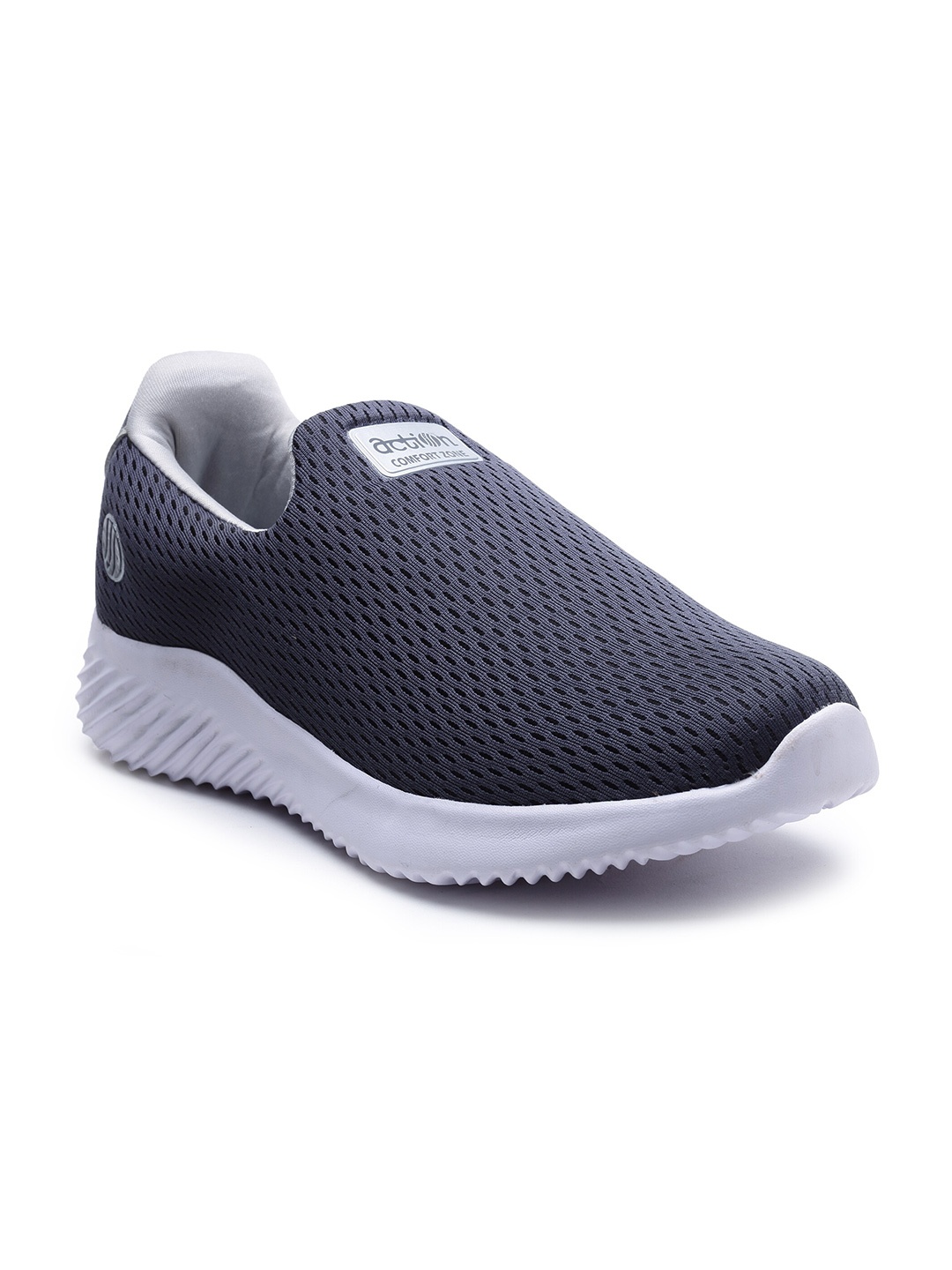 

Action Men Grey Mesh Running Non-Marking Slip-On Shoes