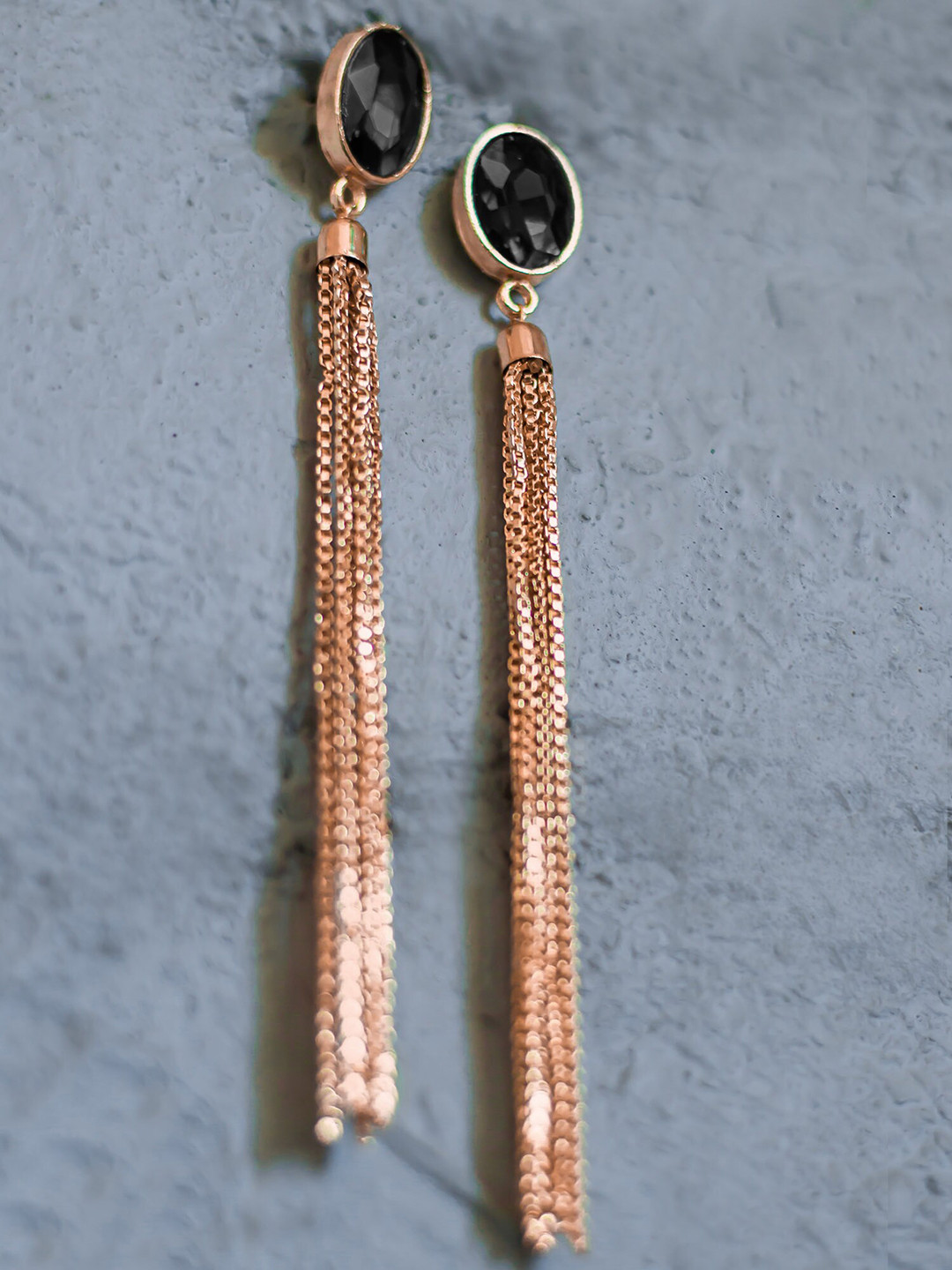 

Bellofox Contemporary Drop Earrings, Gold