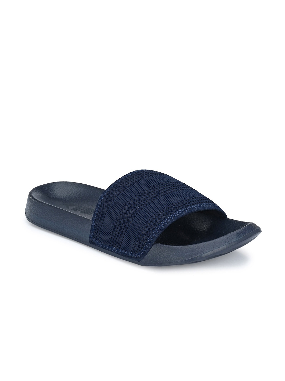 

REFOAM Men Navy Blue Rubber Sliders