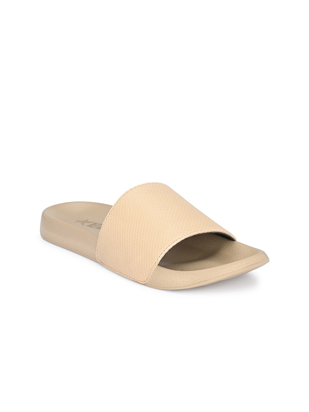 

REFOAM Men Beige Rubber Sliders