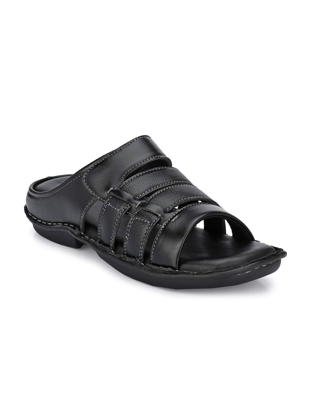 

El Paso Men Black Comfort Sandals