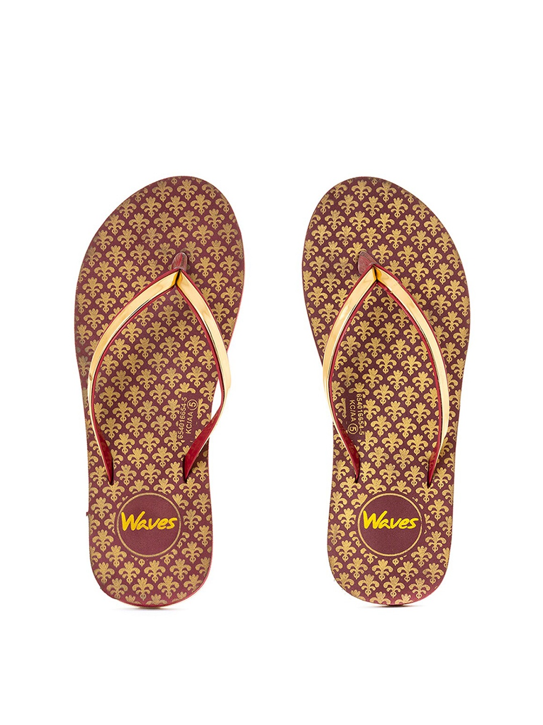 

Khadims Women Brown & Beige Printed Room Slippers