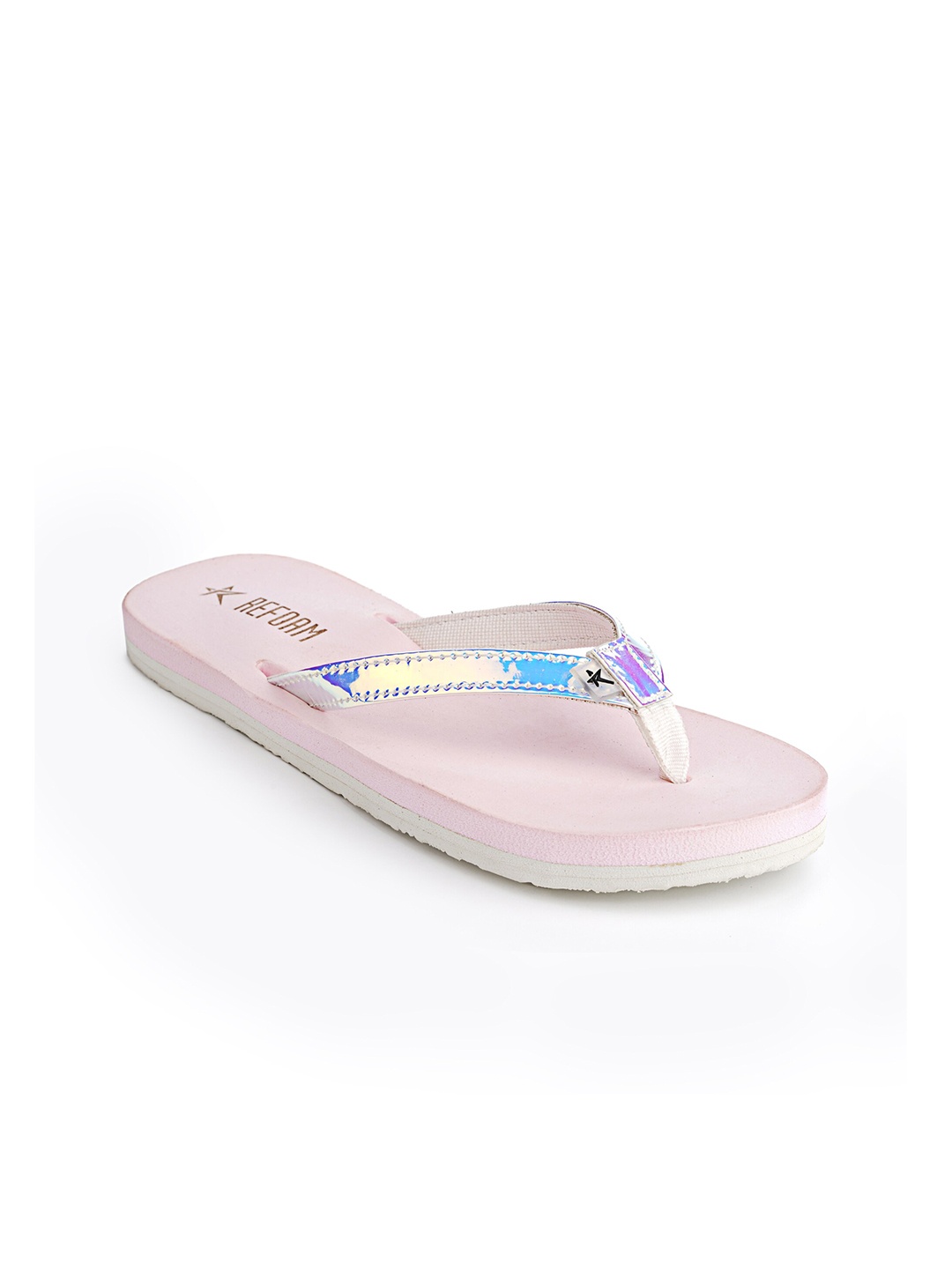 

REFOAM Women Pink Printed Room Slippers