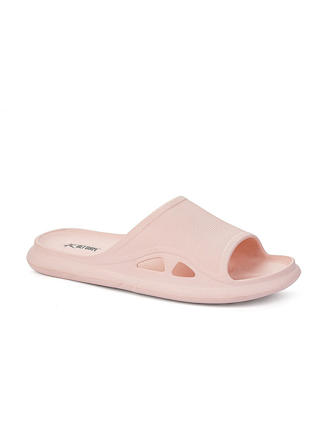

REFOAM Women Pink Rubber Sliders