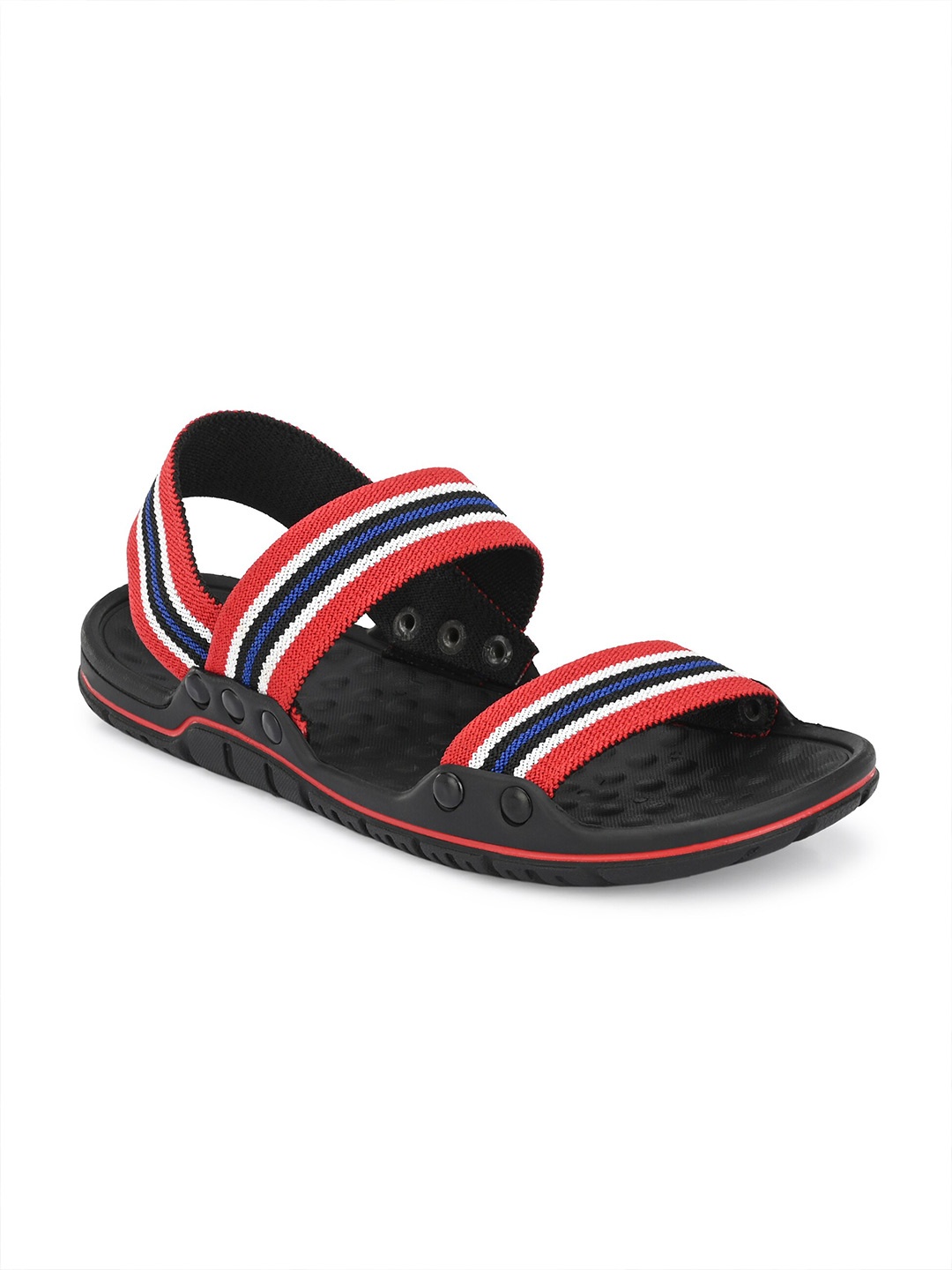 

BUCIK Men Red & White Comfort Sandals
