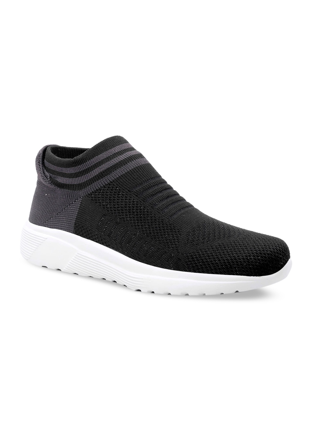 

BUCIK Men Perforations Slip-On Sneakers, Black