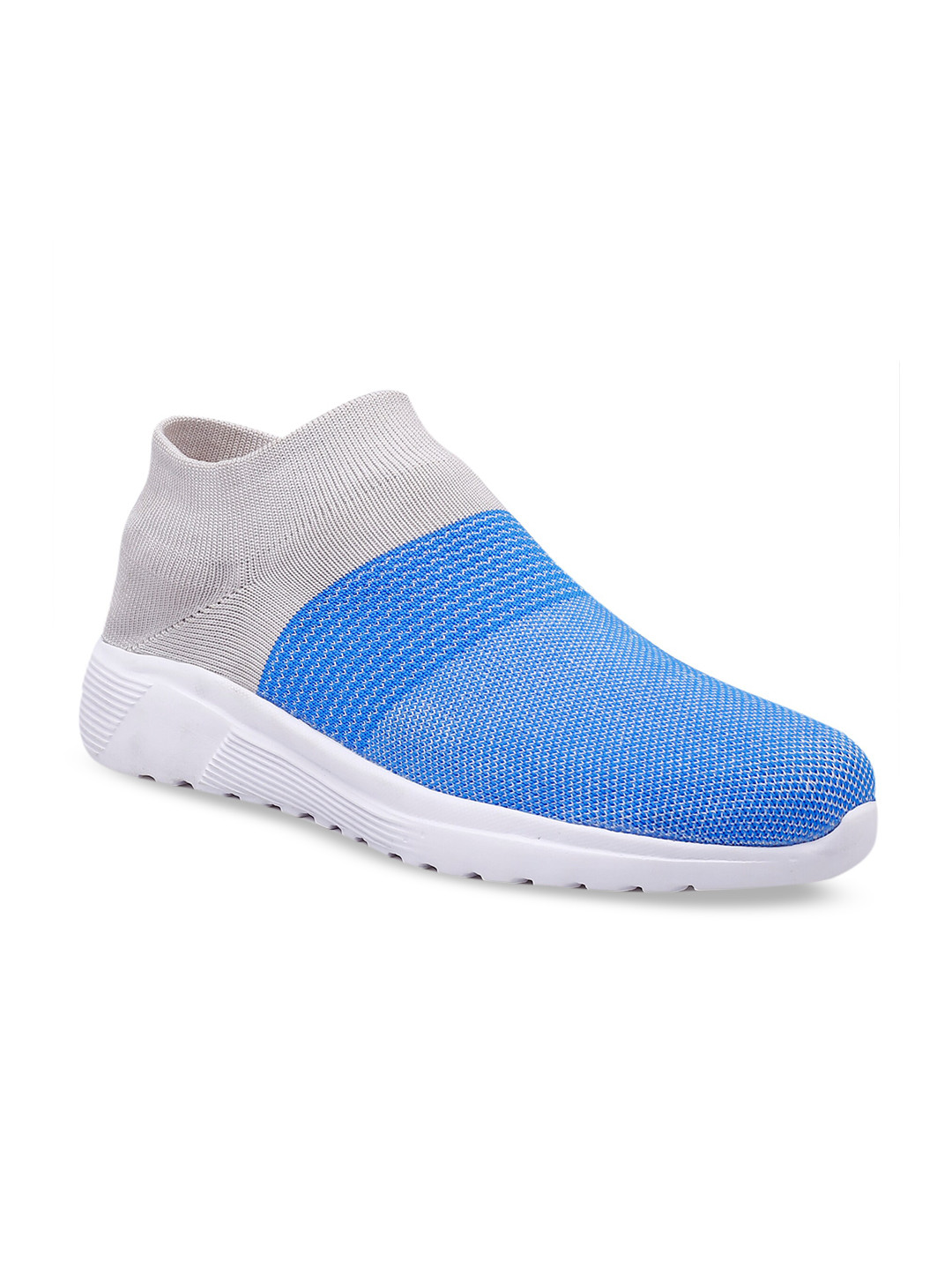 

BUCIK Men Blue Colourblocked Slip-On Sneakers