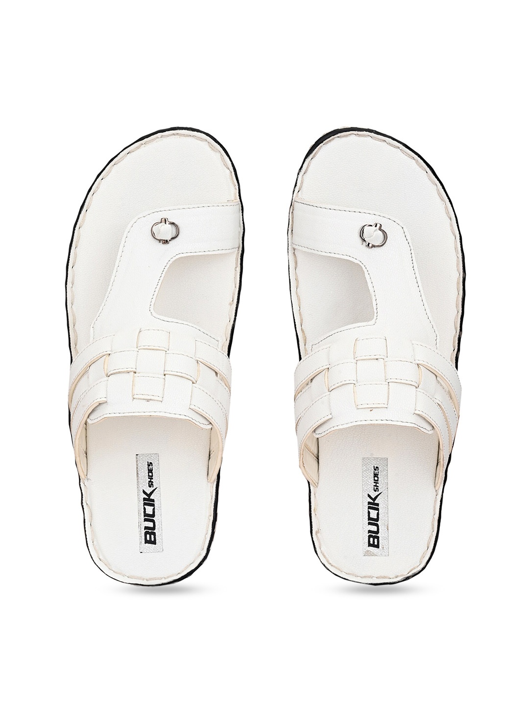 

BUCIK Men White Slip-On