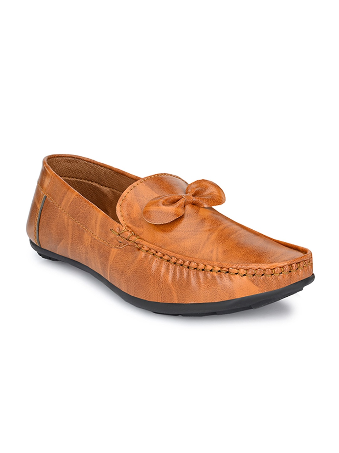 

BUCIK Men Textured Slip-On Sneakers, Tan