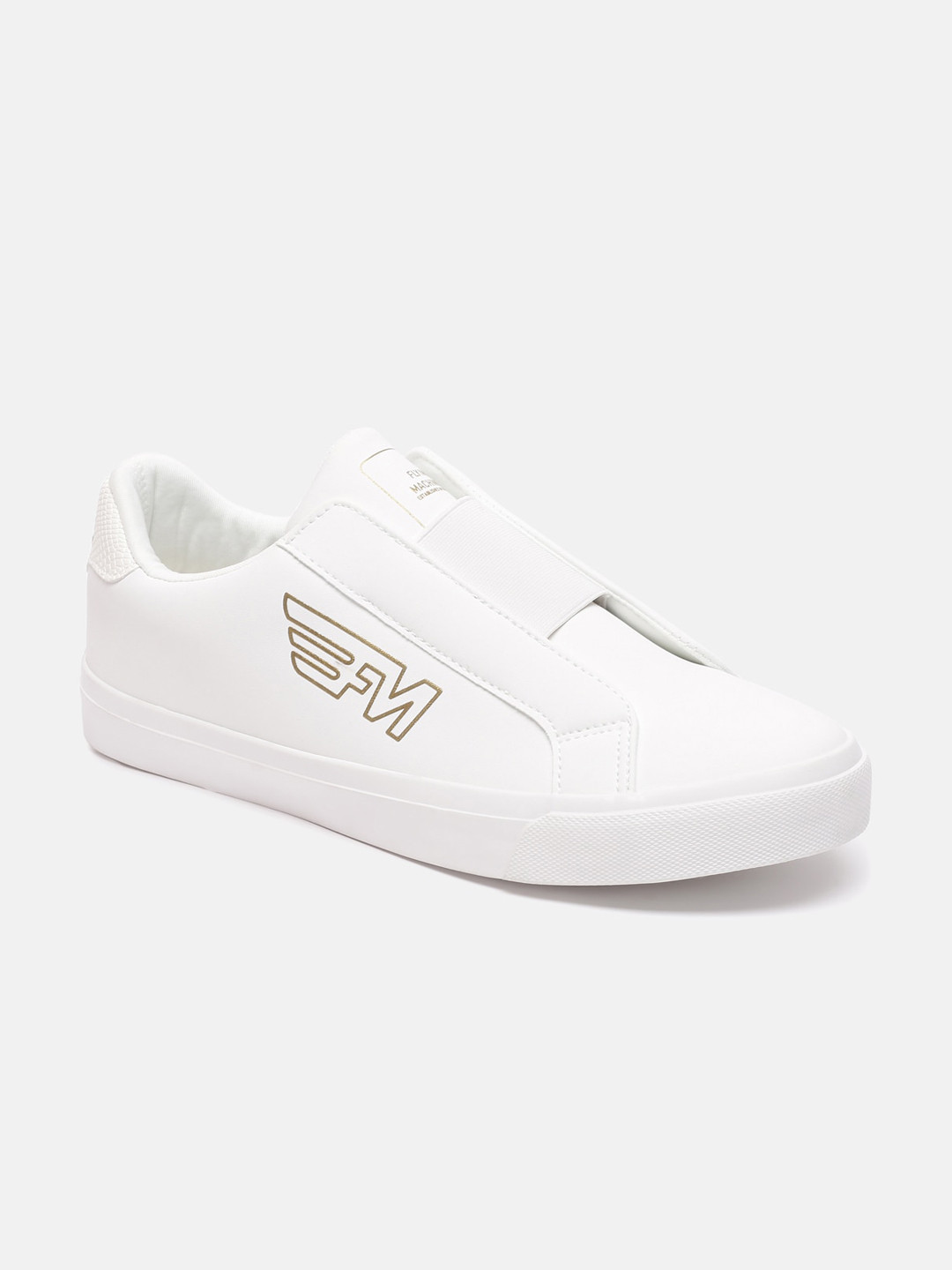 

Flying Machine Men Slip-On Sneakers, Off white