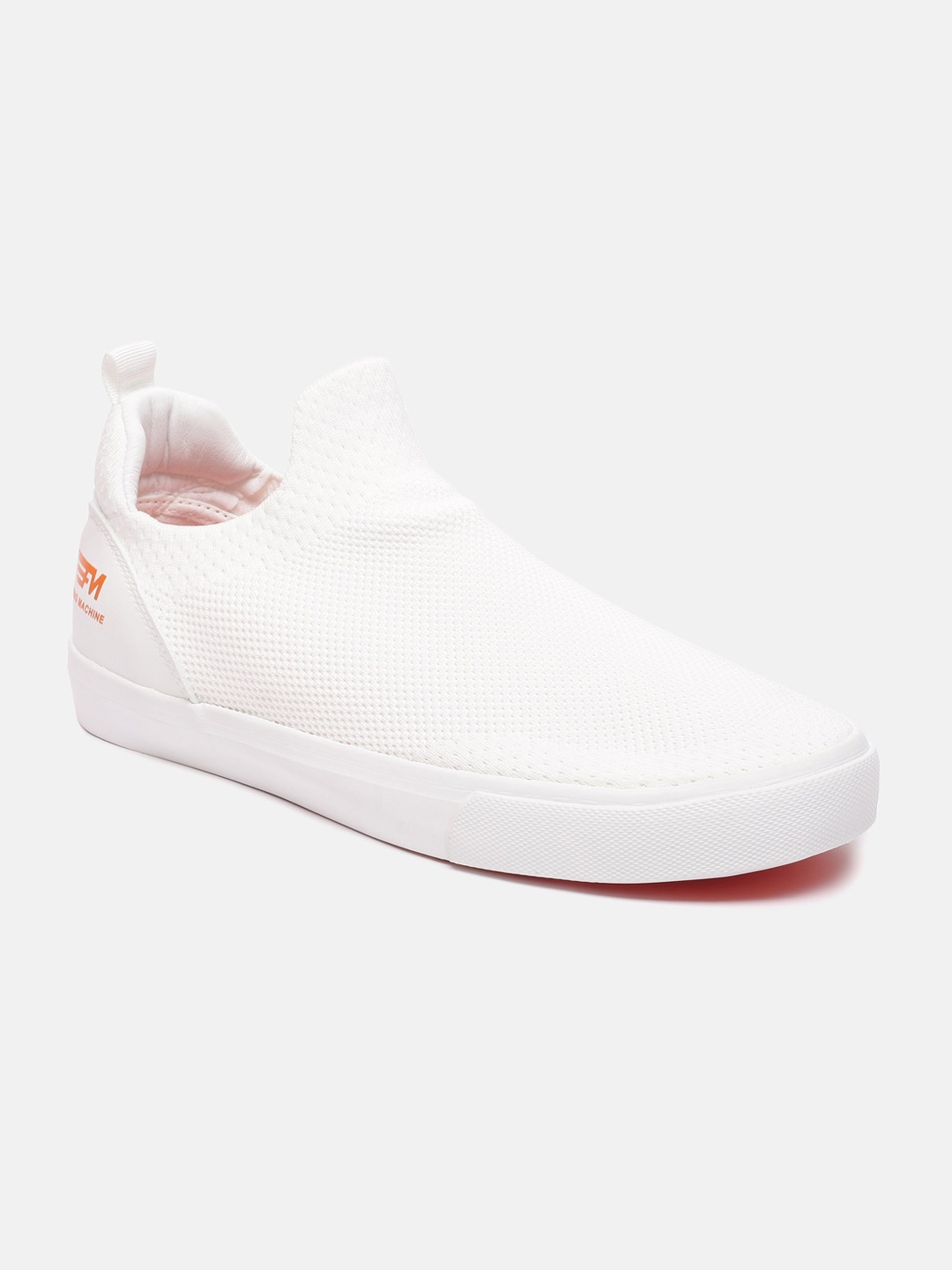 

Flying Machine Men Slip-On Sneakers, White