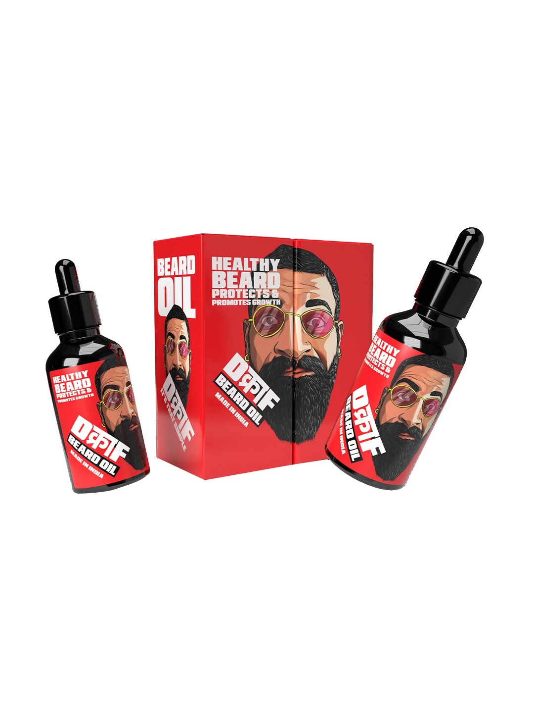

DCRAF Men Beard Oil with Argan Jojoba Bergamot Oils 80ml, Na