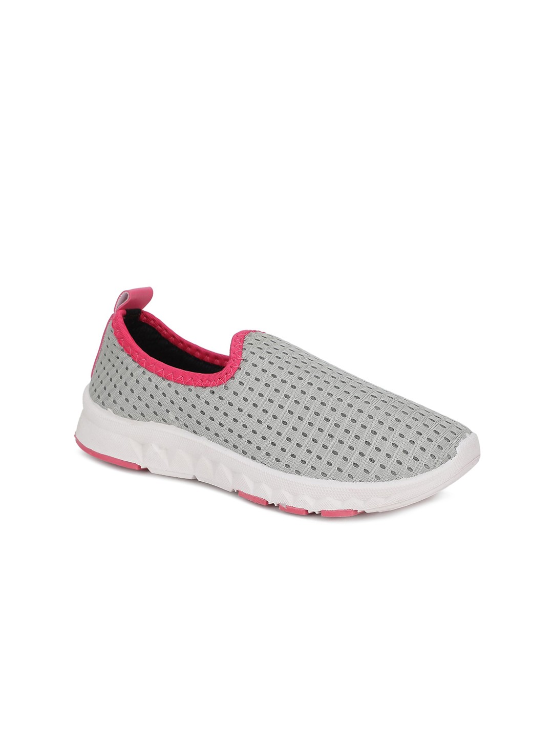 

Khadims Women Woven Design Slip-On Sneakers, Grey
