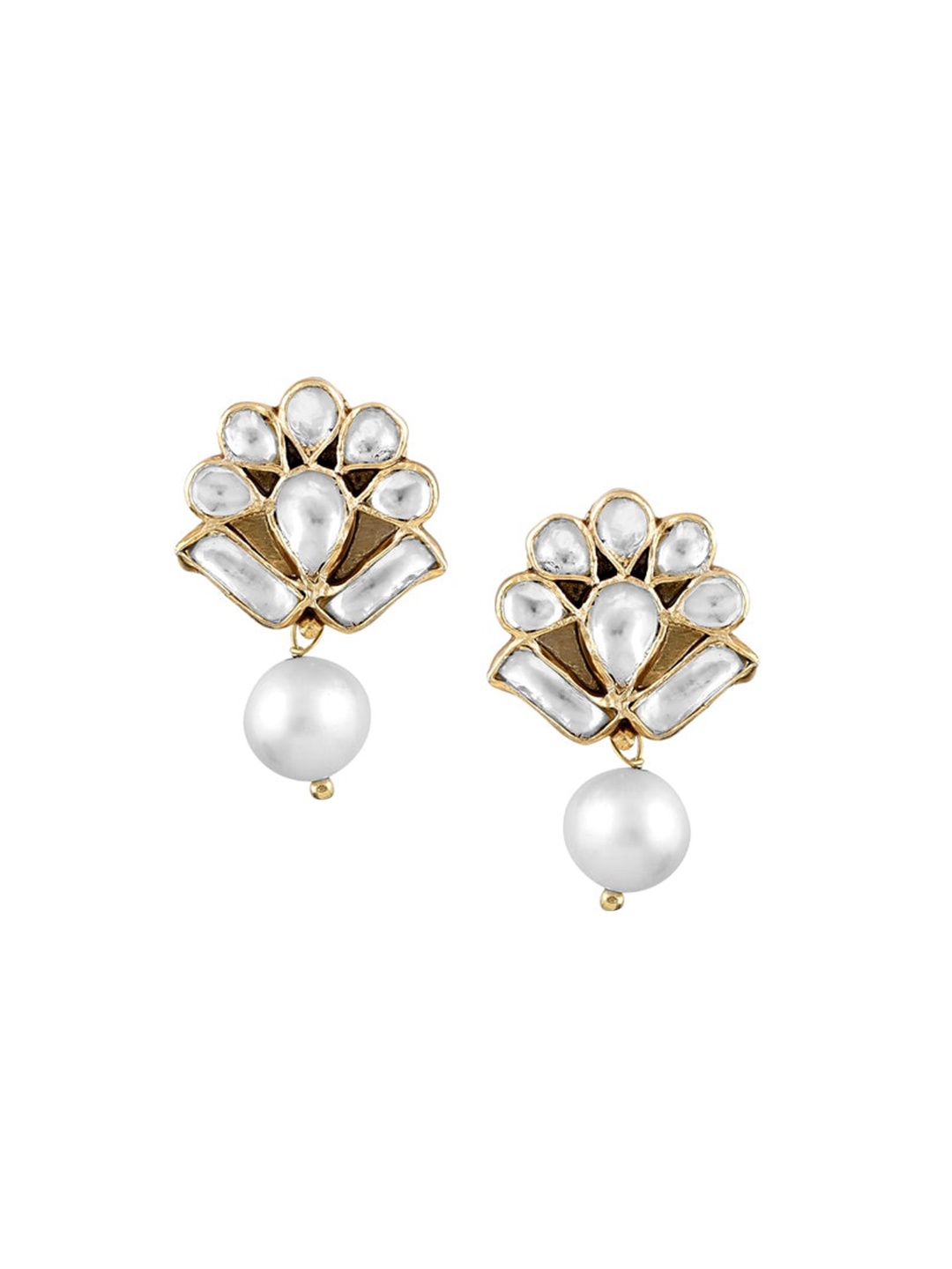 

ZILVER Women Yellow Contemporary Drop Earrings