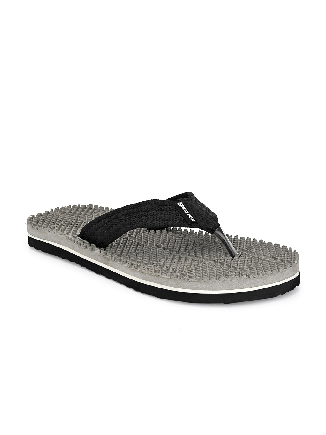 

Big Fox Men Grey & Black Thong Flip-Flops
