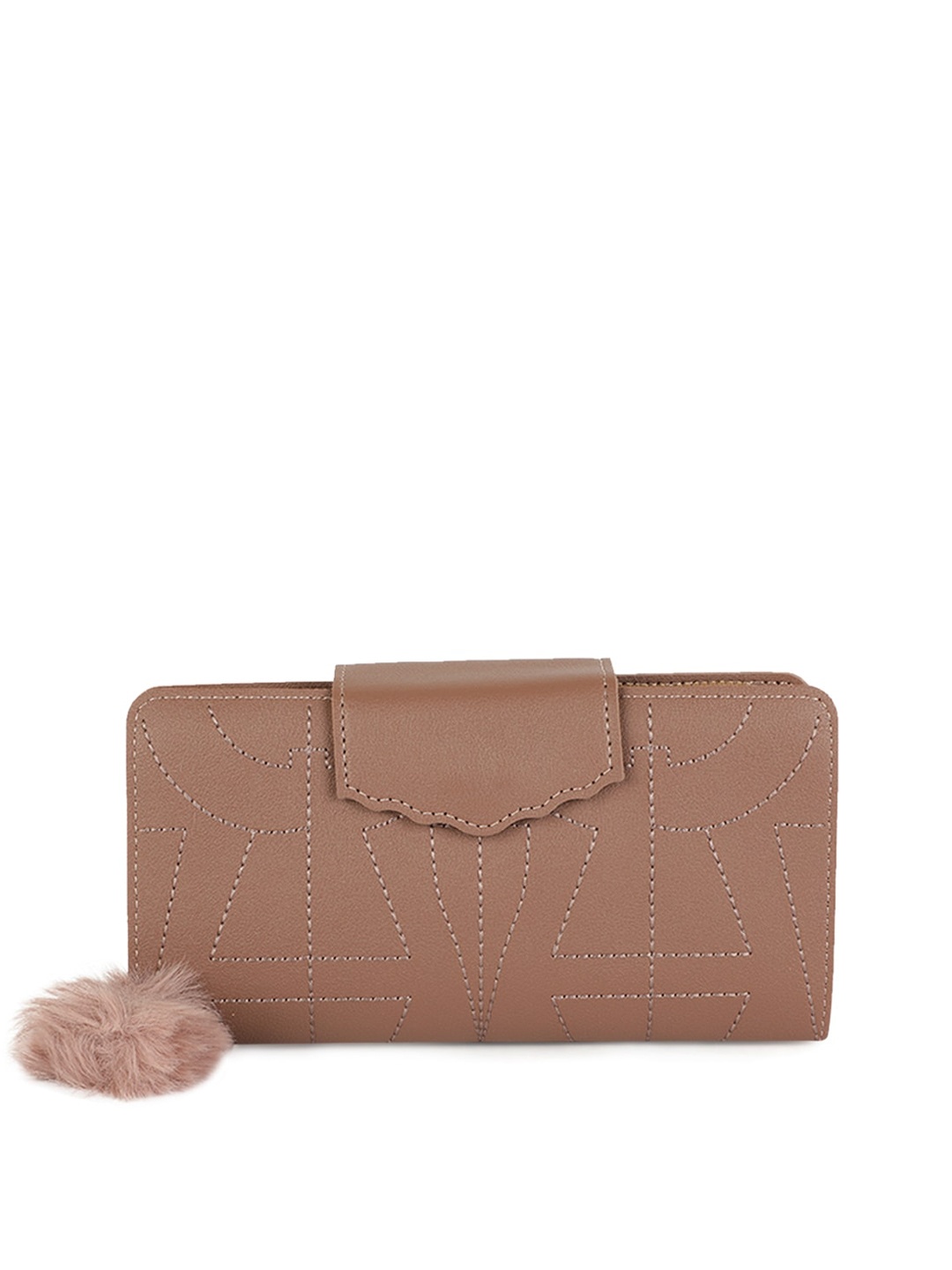

ZEVORA Women Brown Purse Clutch