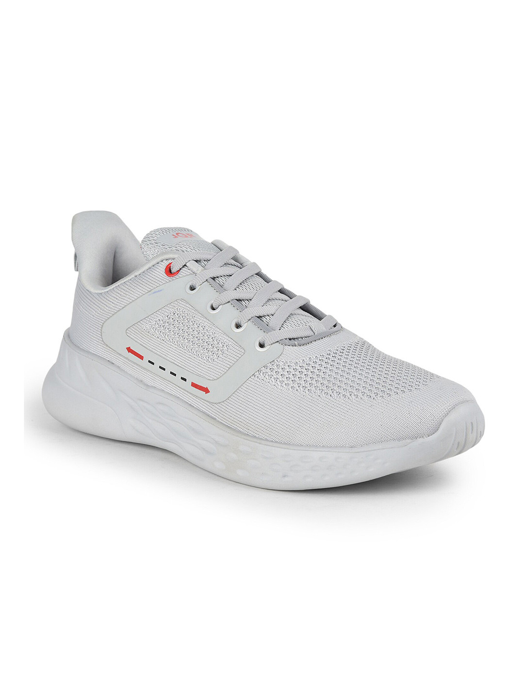 

JQR Men LEPPI Grey Mesh Running Lace Up Mid-Top Sports Shoes