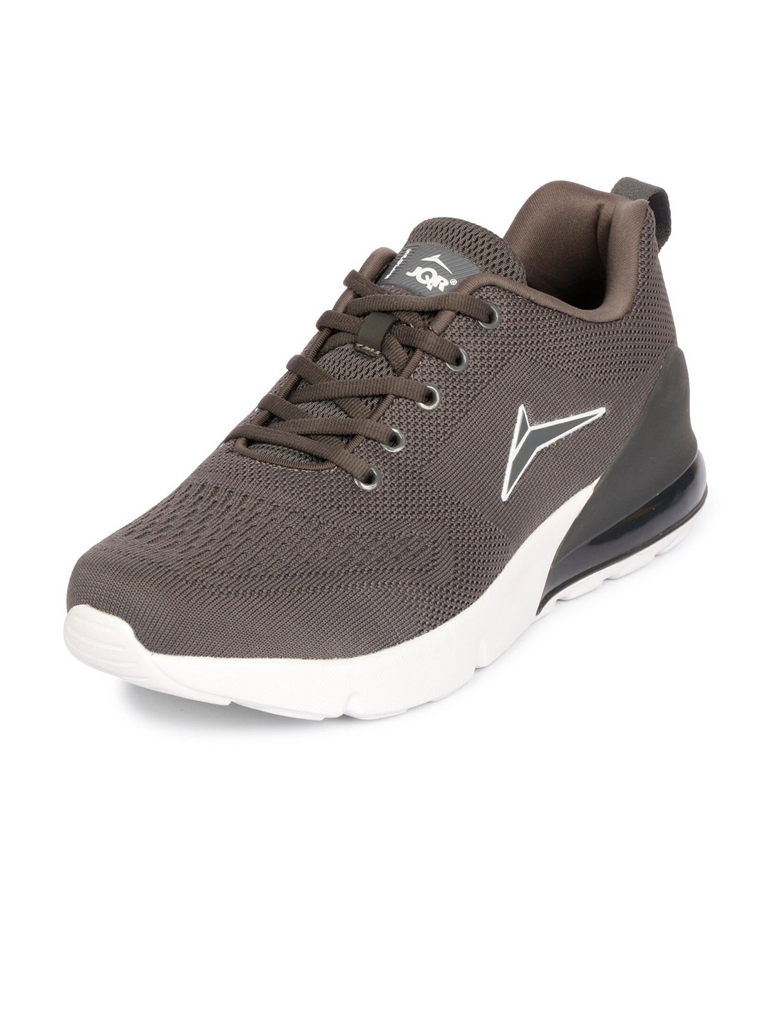 

JQR Men EAST Copper-Toned Lace Up Mid-Top Mesh Running Sports Shoes