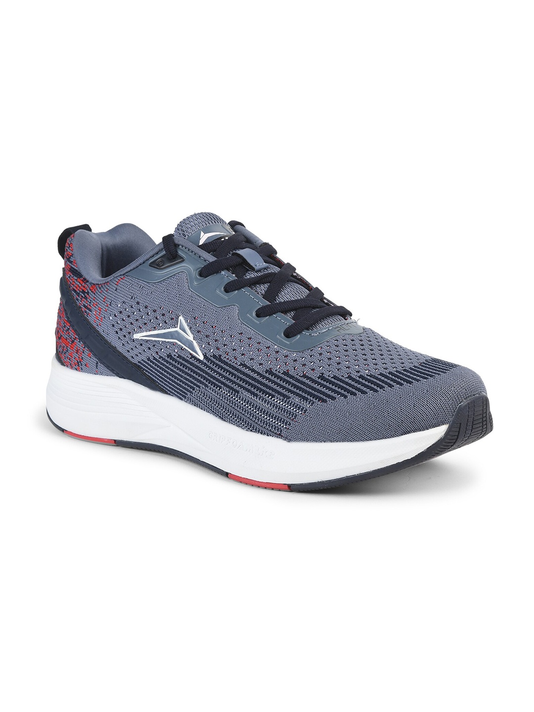 

JQR Men RAFTING Blue Lace Up Mid-Top Mesh Running Sports Shoes