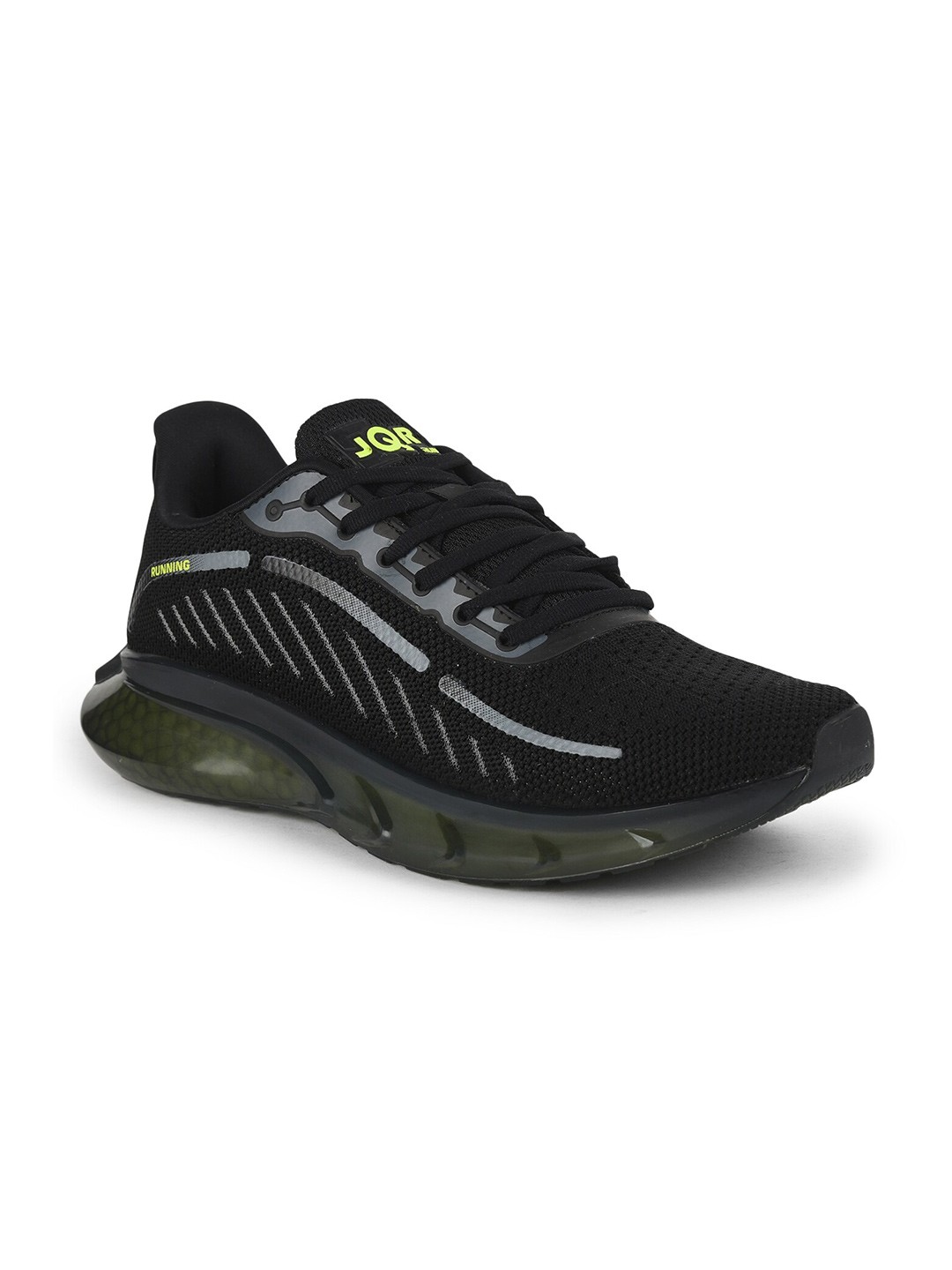 

JQR Men FISH Black Mesh Running Shoes