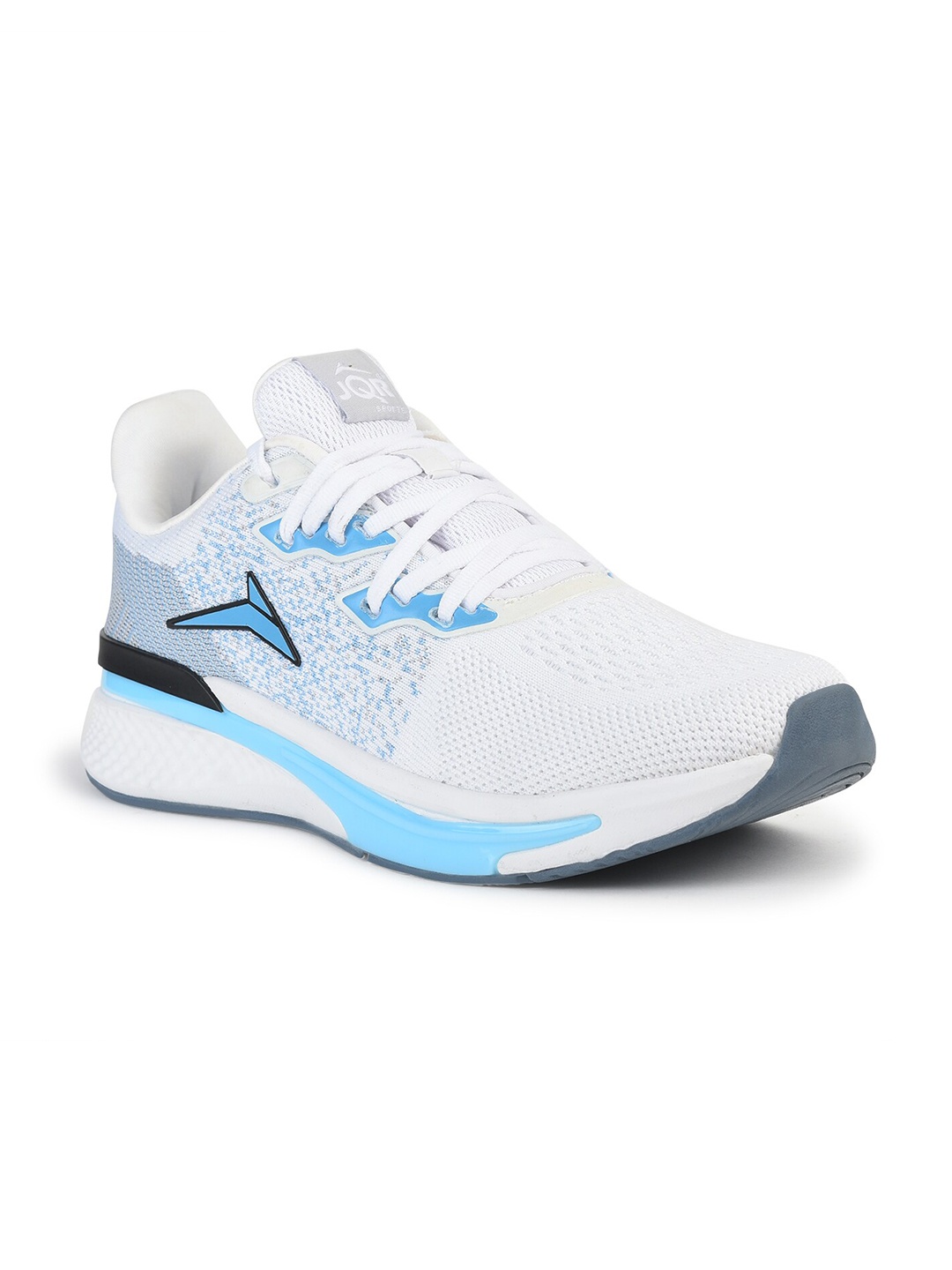 

JQR Men PLAN White Lace Up Mid-Top Mesh Running Sports Shoes