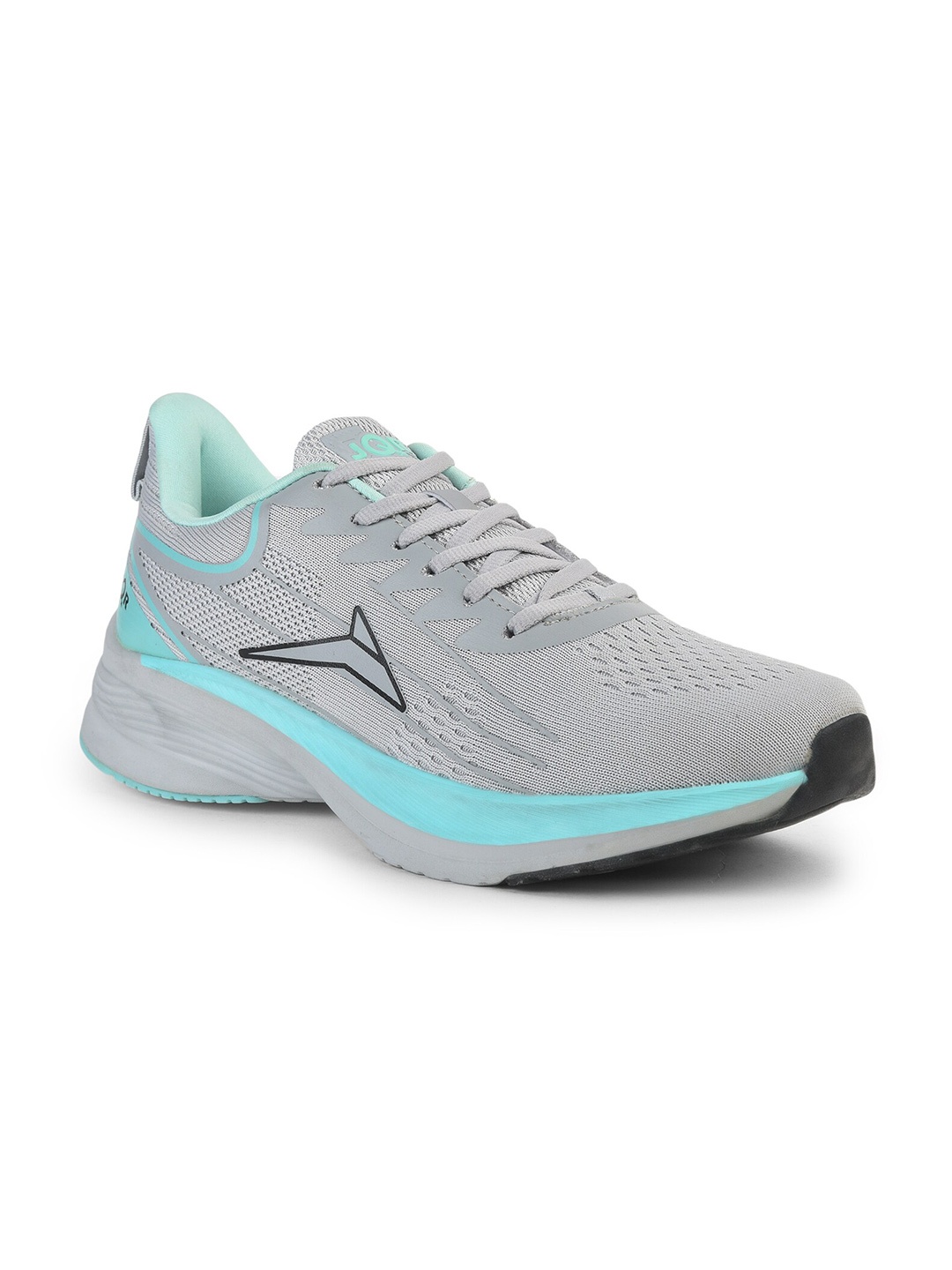 

JQR Men Grey Lace Up Mesh Running Sports Shoes