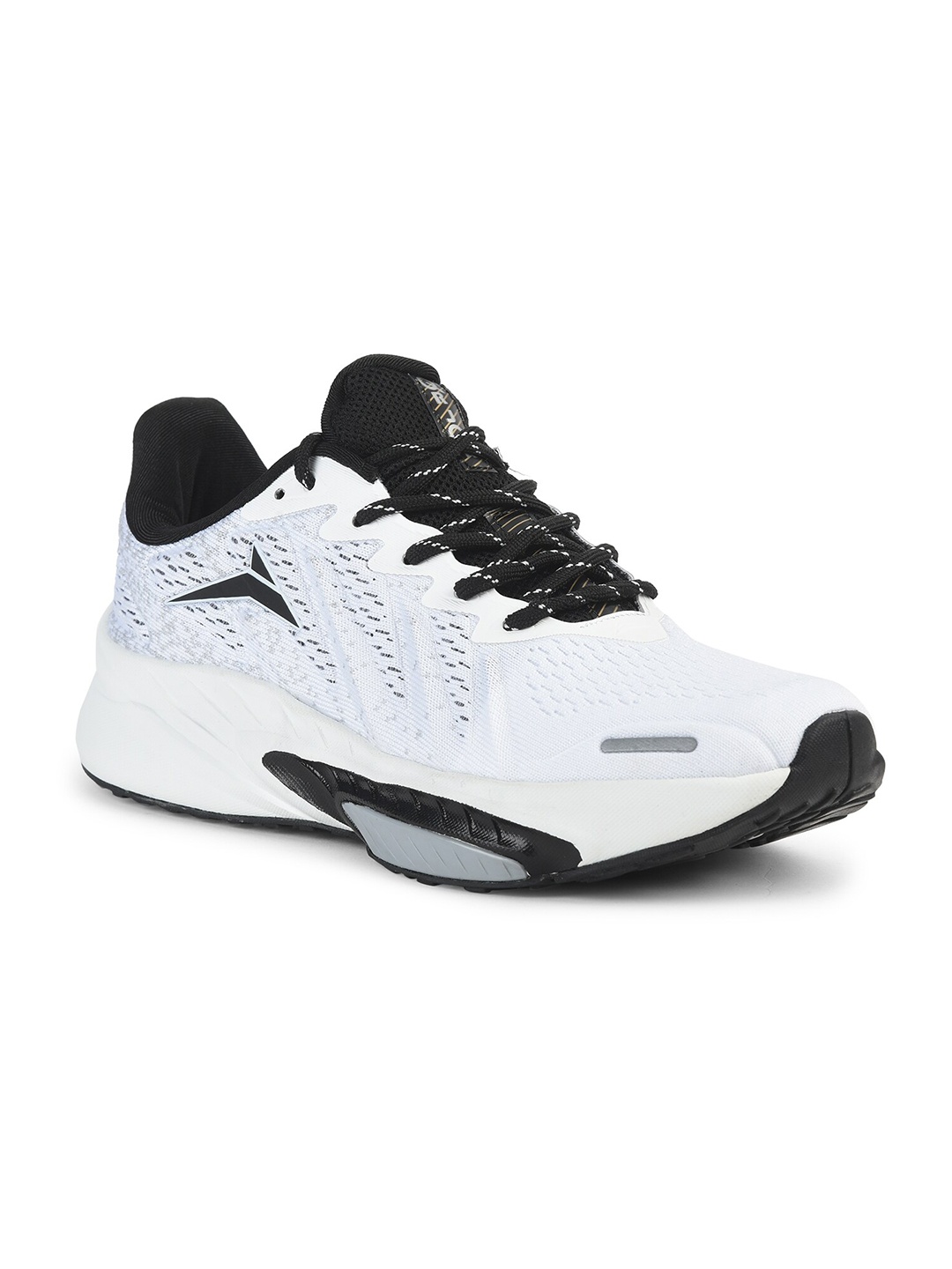 

JQR Men GAME White Lace Up Mid-Top Mesh Running Sports Shoes